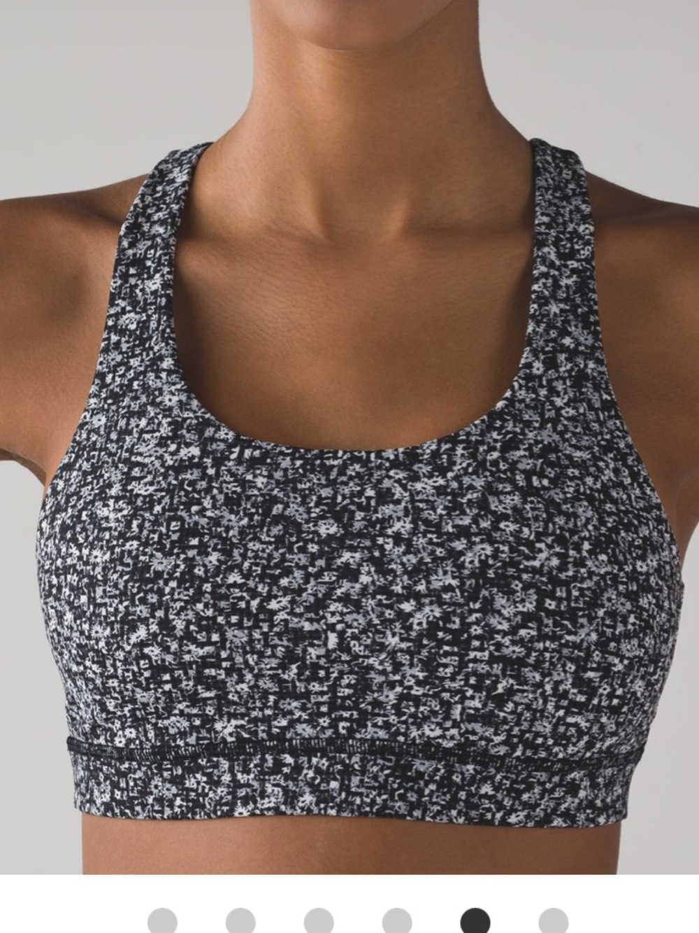 Lululemon Invigorate Bra, GUC, size 8, Daisy Dust Alpine